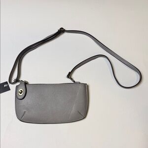 Joy Susan Gray Crossbody Bag